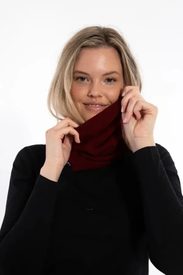 Danebest Friend Merino Wool Neckwarmer - bordeaux