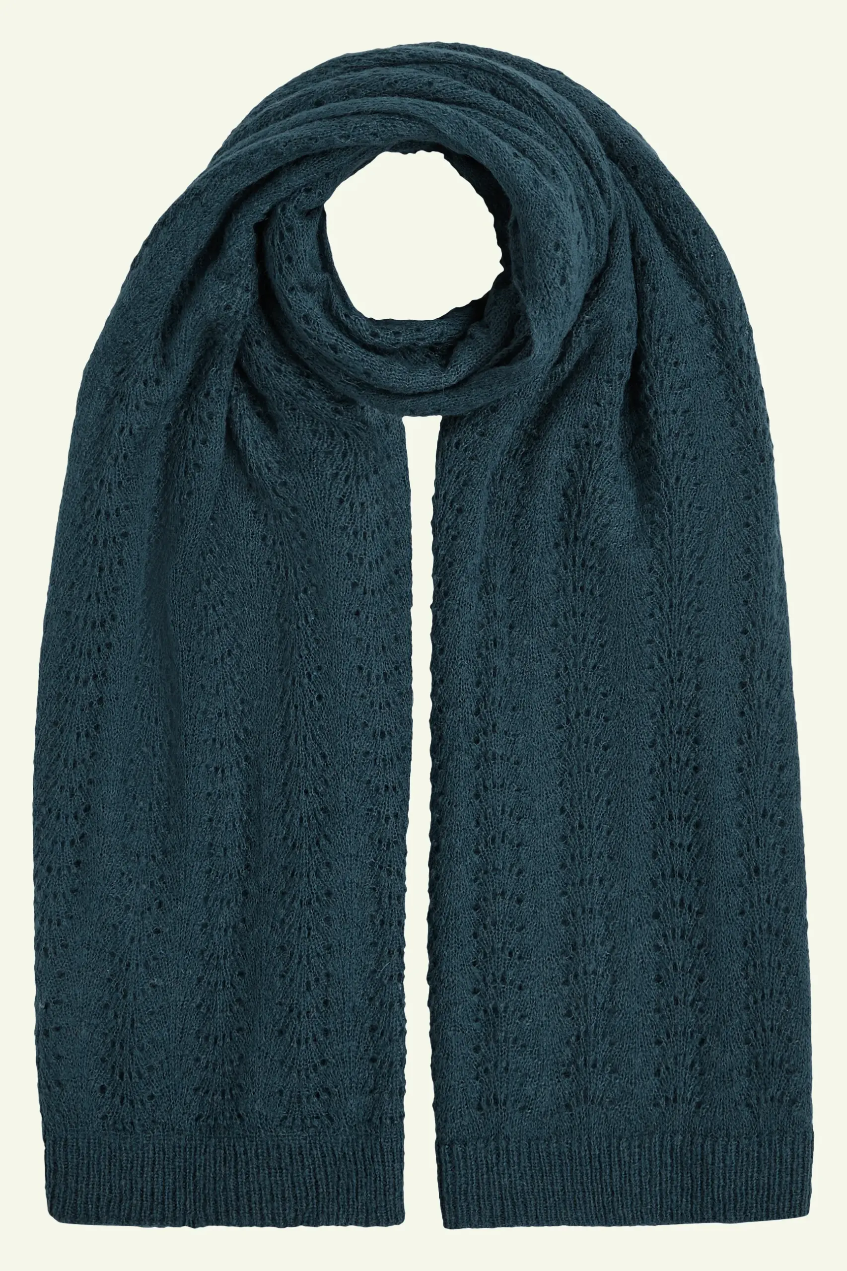 Scarf Ajour Carre - pine green - Afbeelding 2