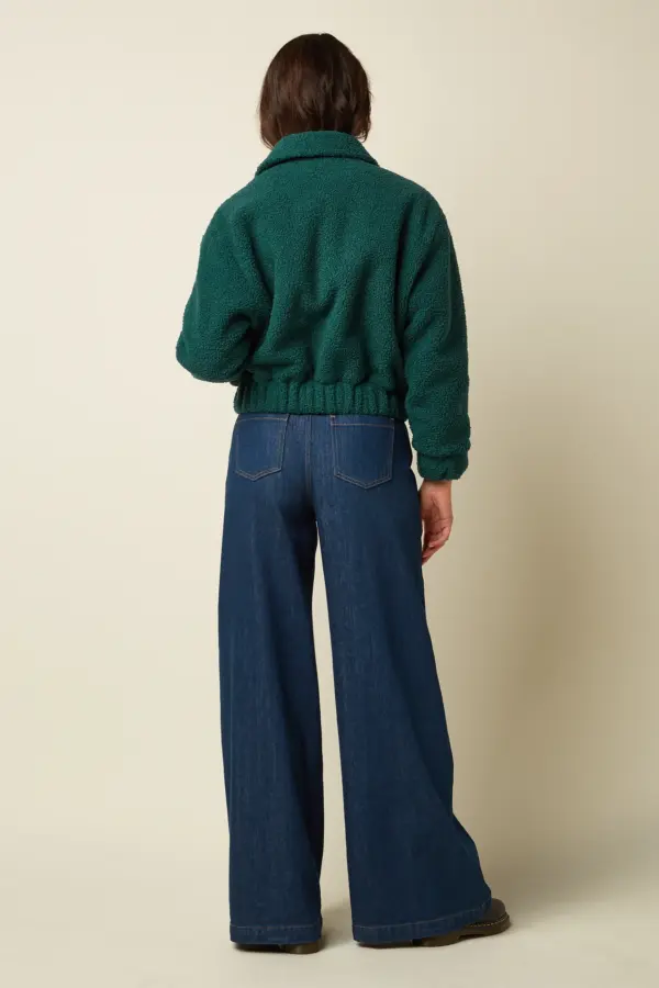 Fay Jacket Dexter Teddy - Dragonfly green