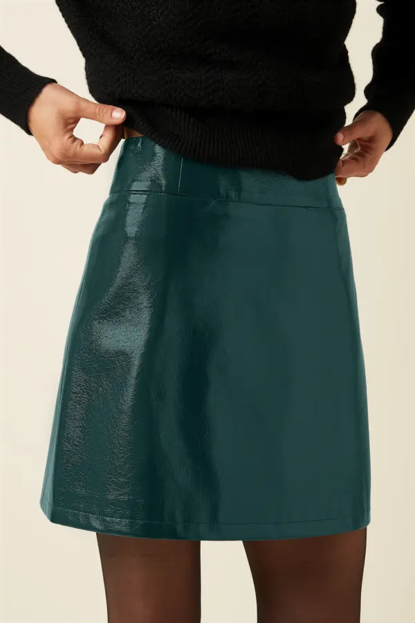 Olivia Skirt Shine - Alpine Green