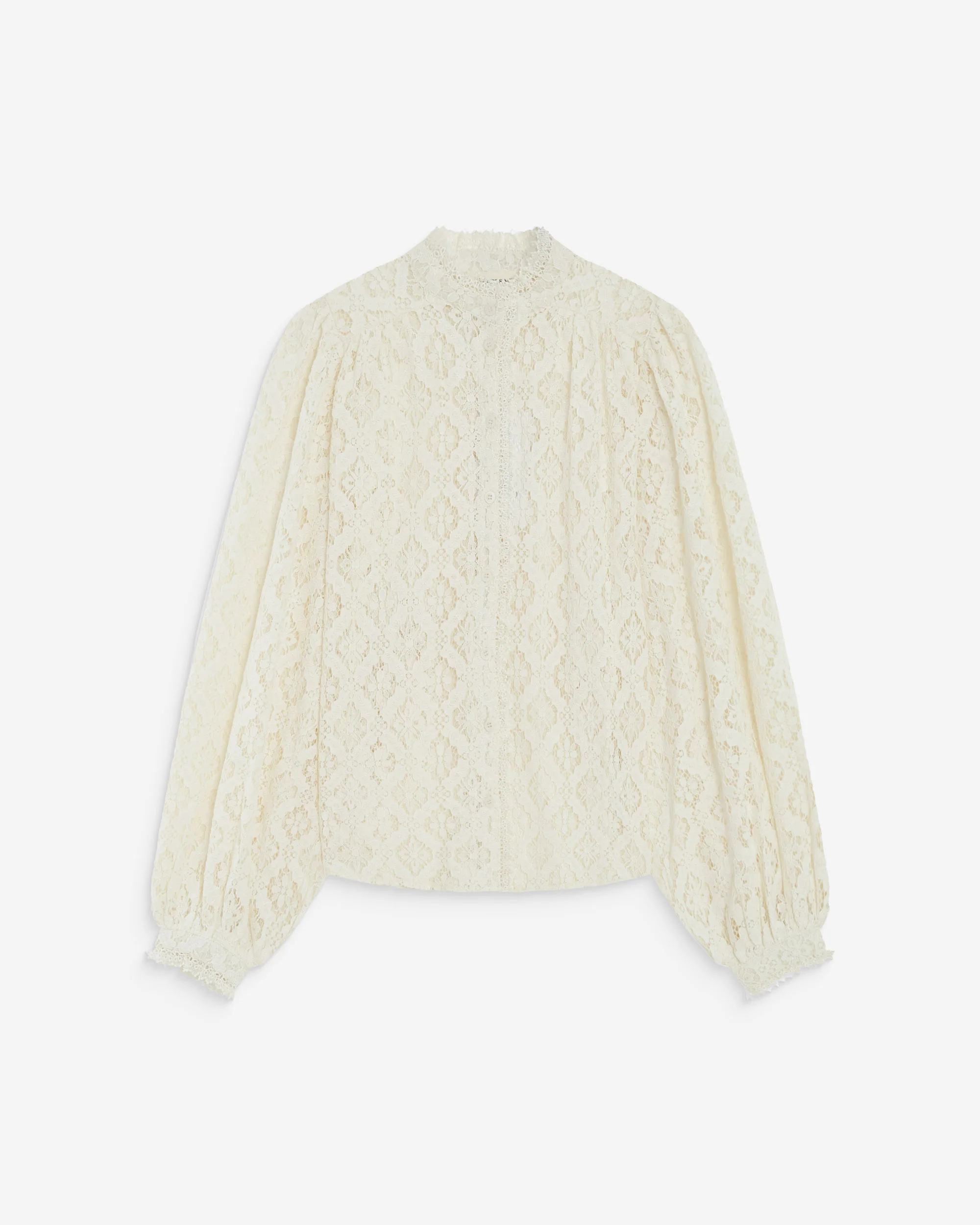 Blouse van kant - Ivory - Afbeelding 5