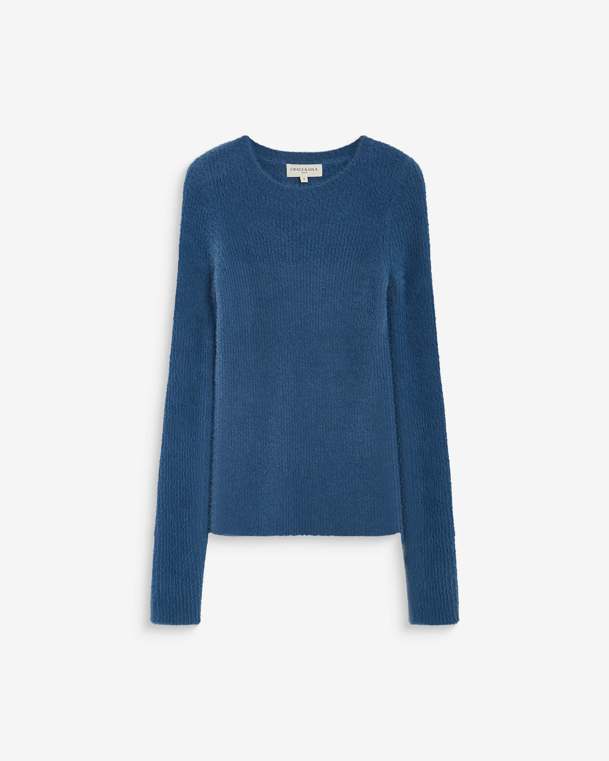 Zachte trui - Blauw - Afbeelding 4