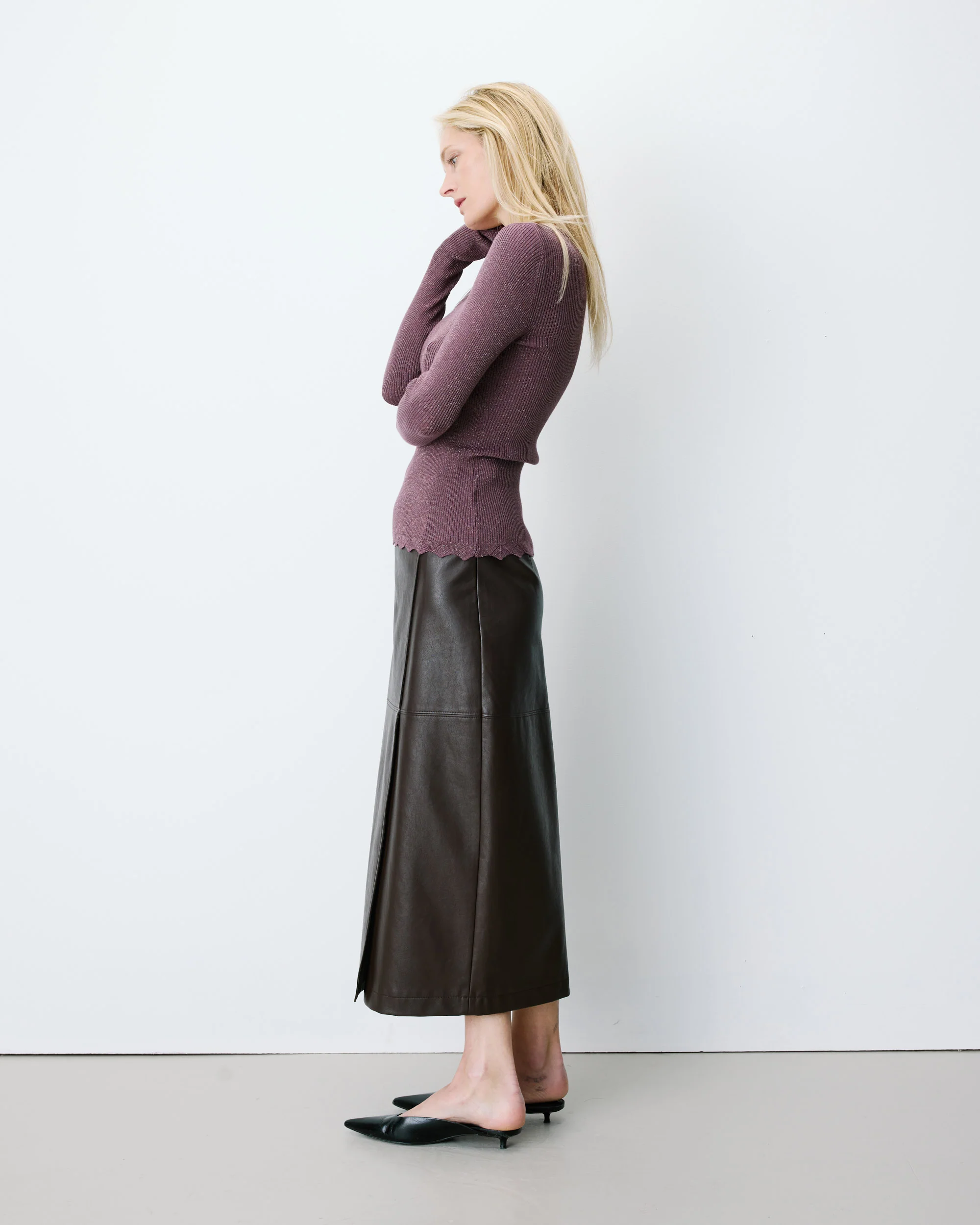 Trui met ribbels - Bruin - Afbeelding 2