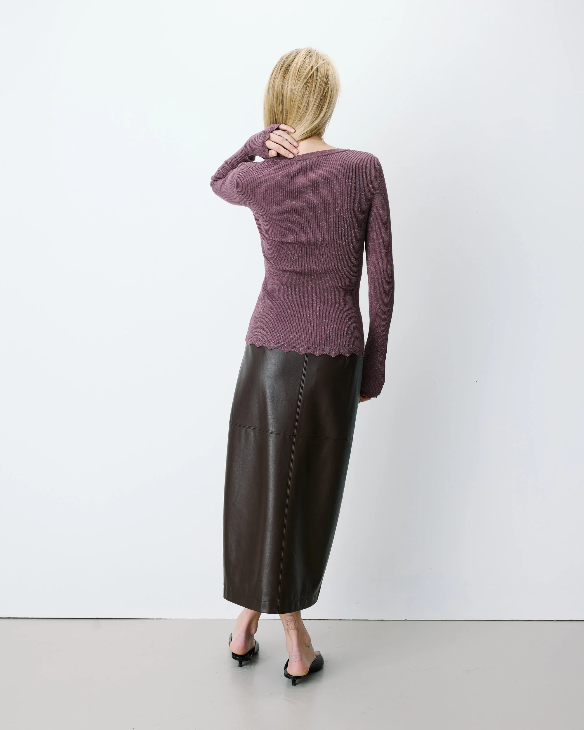 Trui met ribbels - Bruin - Afbeelding 3