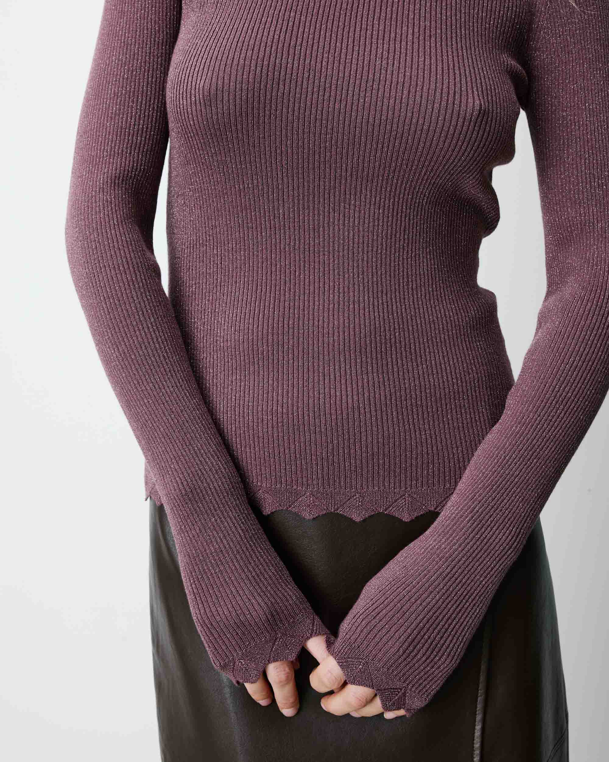 Trui met ribbels - Bruin - Afbeelding 4