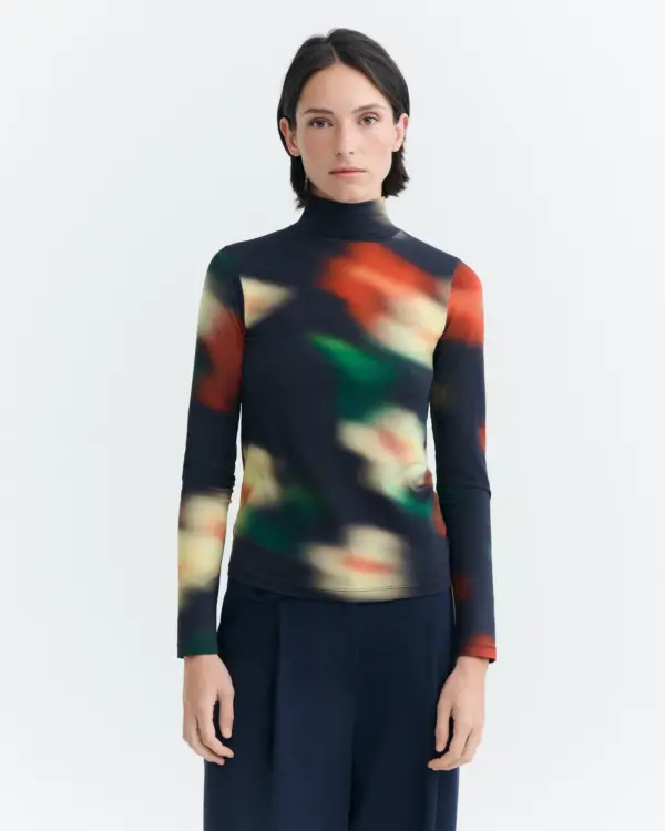 BLOOM PRINT ELLEN TOP - Multi color