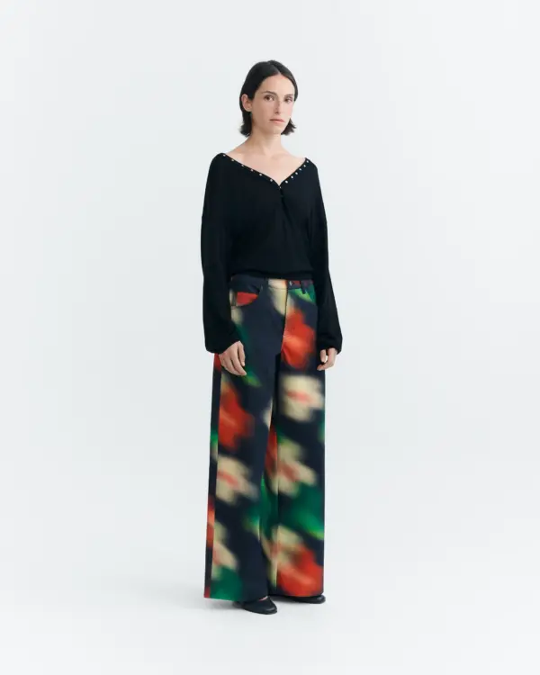 BLOOM PRINT HEDDA PANTS - Multi color