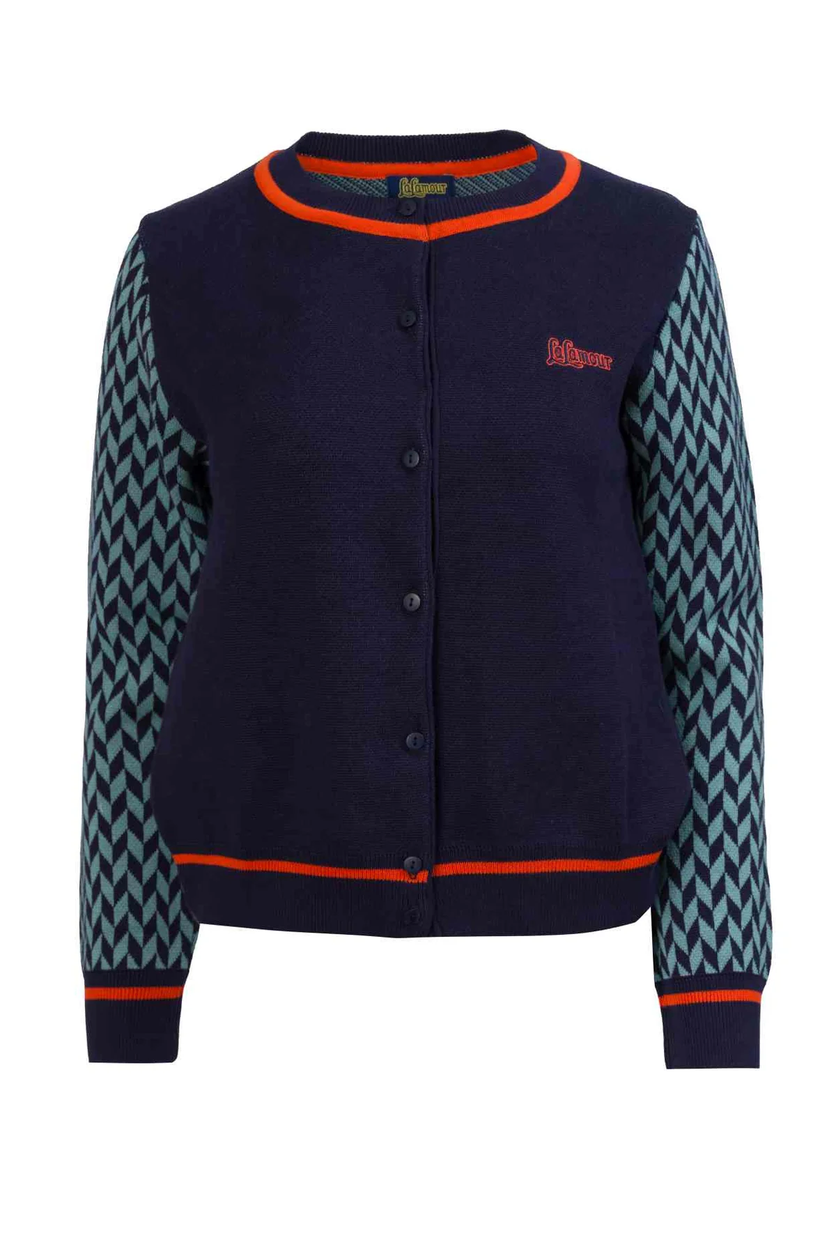 Cardigan Slow Bloomer Knitwear - Navy - Afbeelding 5
