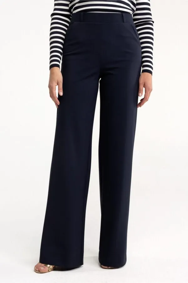 Lexie LONG bonded trousers - Blauw