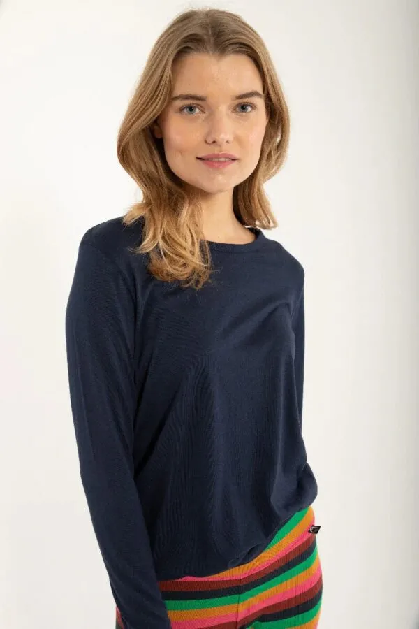 Danejubii LS Modal Tee - Navy