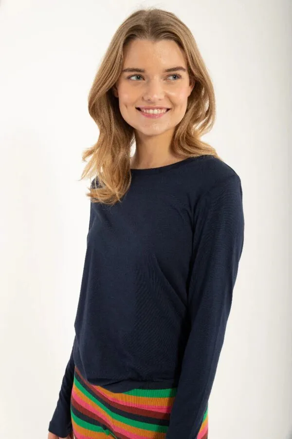 Danejubii LS Modal Tee - Navy