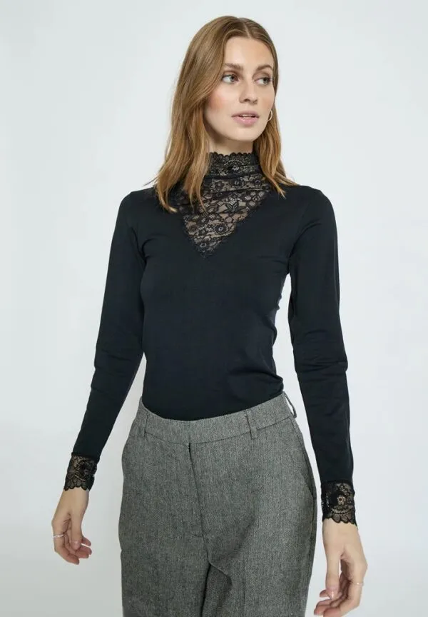MSVanessa V-cut Blouse - Zwart