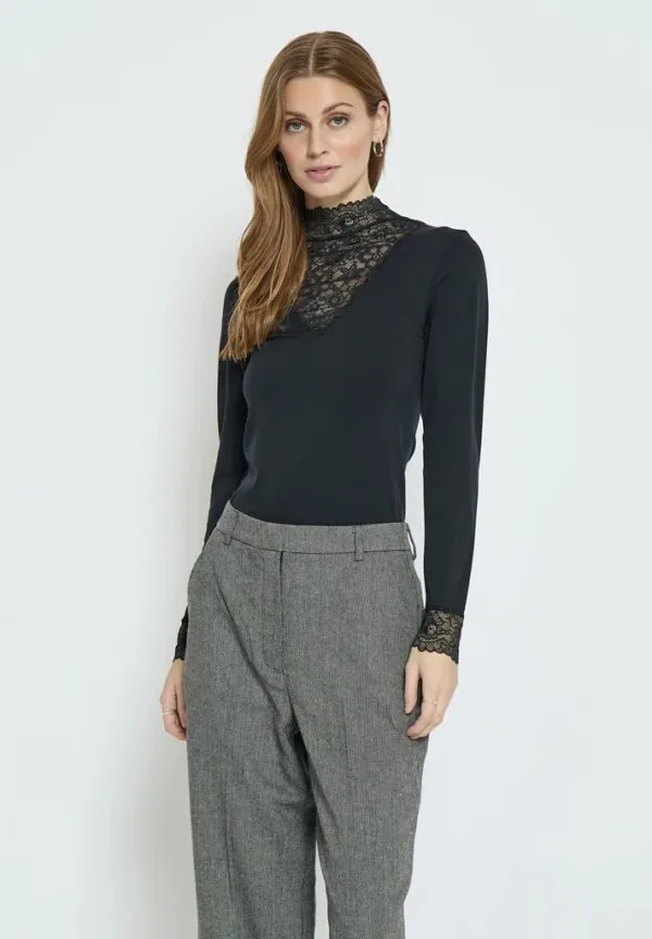 MSVanessa V-cut Blouse - Zwart