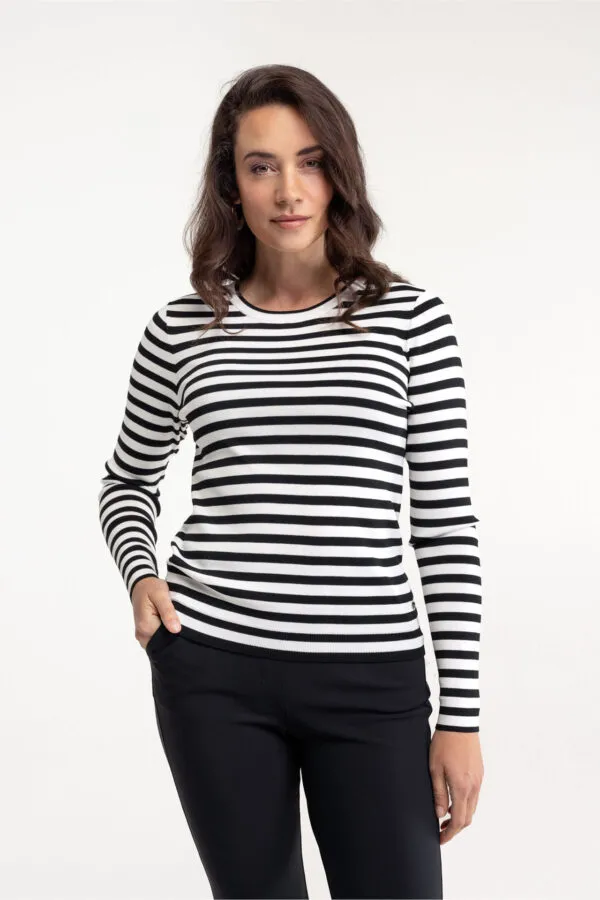 Luna stripe pullover - Blauw