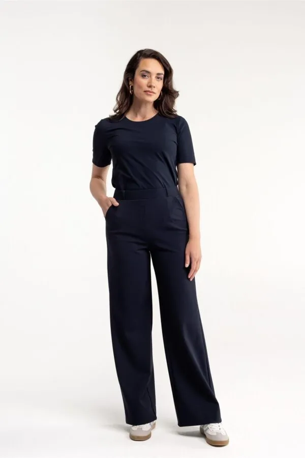 Lexie bonded trousers - Blauw