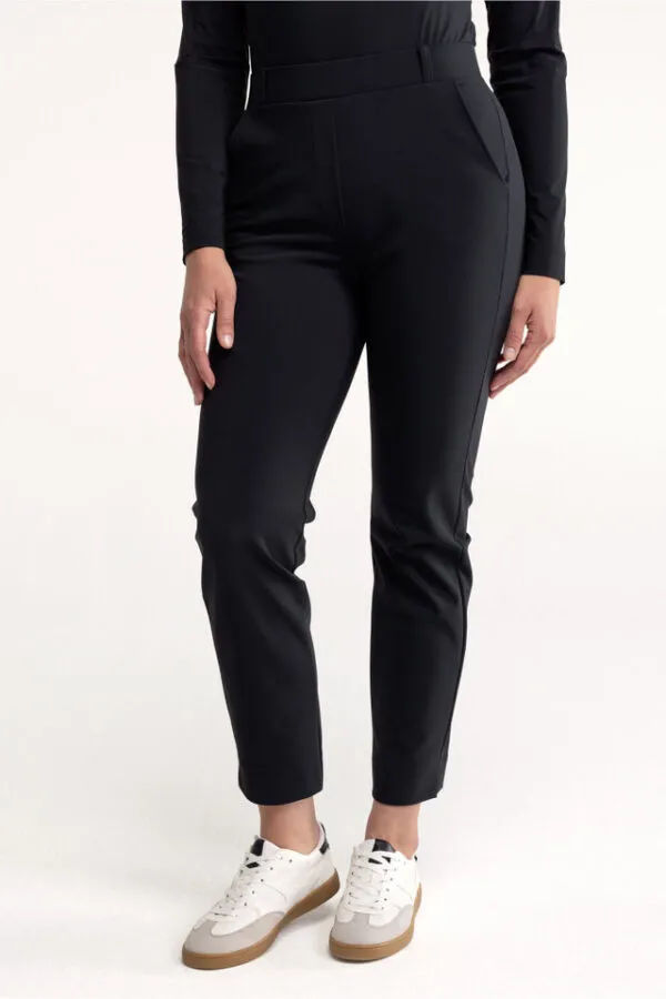 Anne bonded trousers - Zwart
