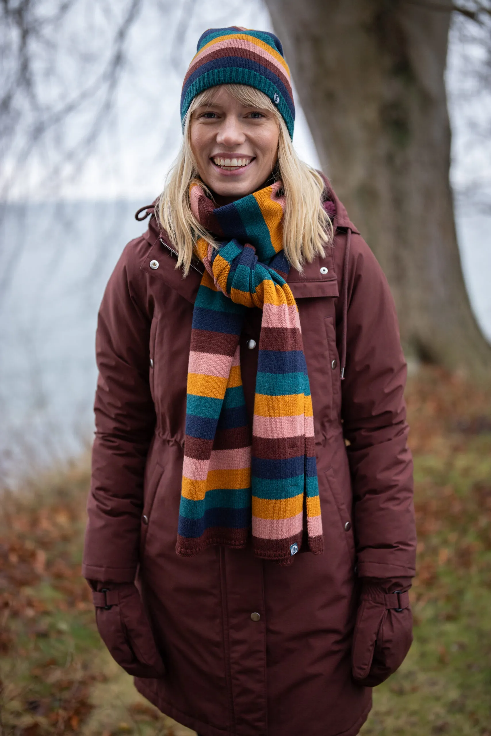 Danenora Winter Parka - bordeaux rood