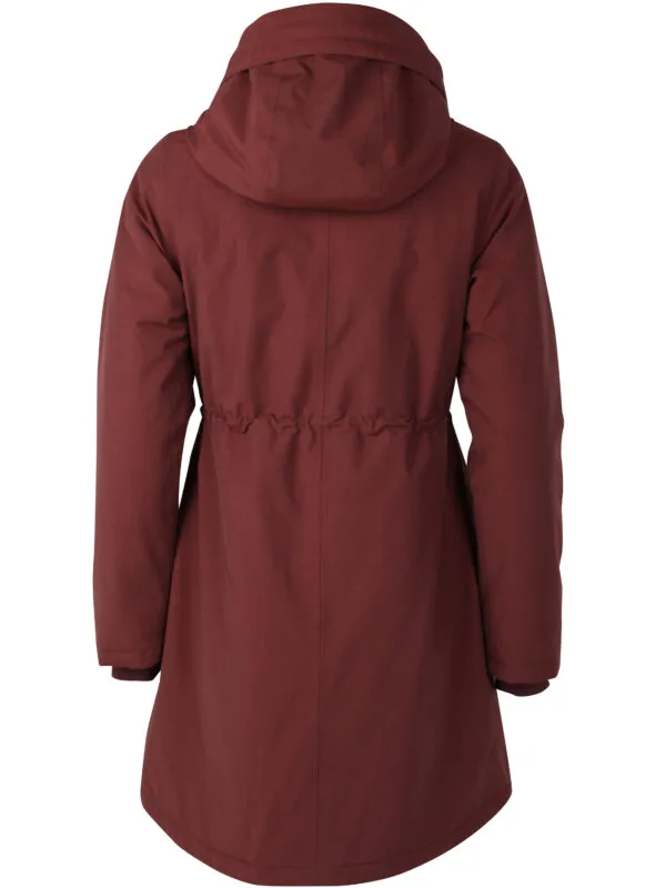Danenora Winter Parka - bordeaux rood