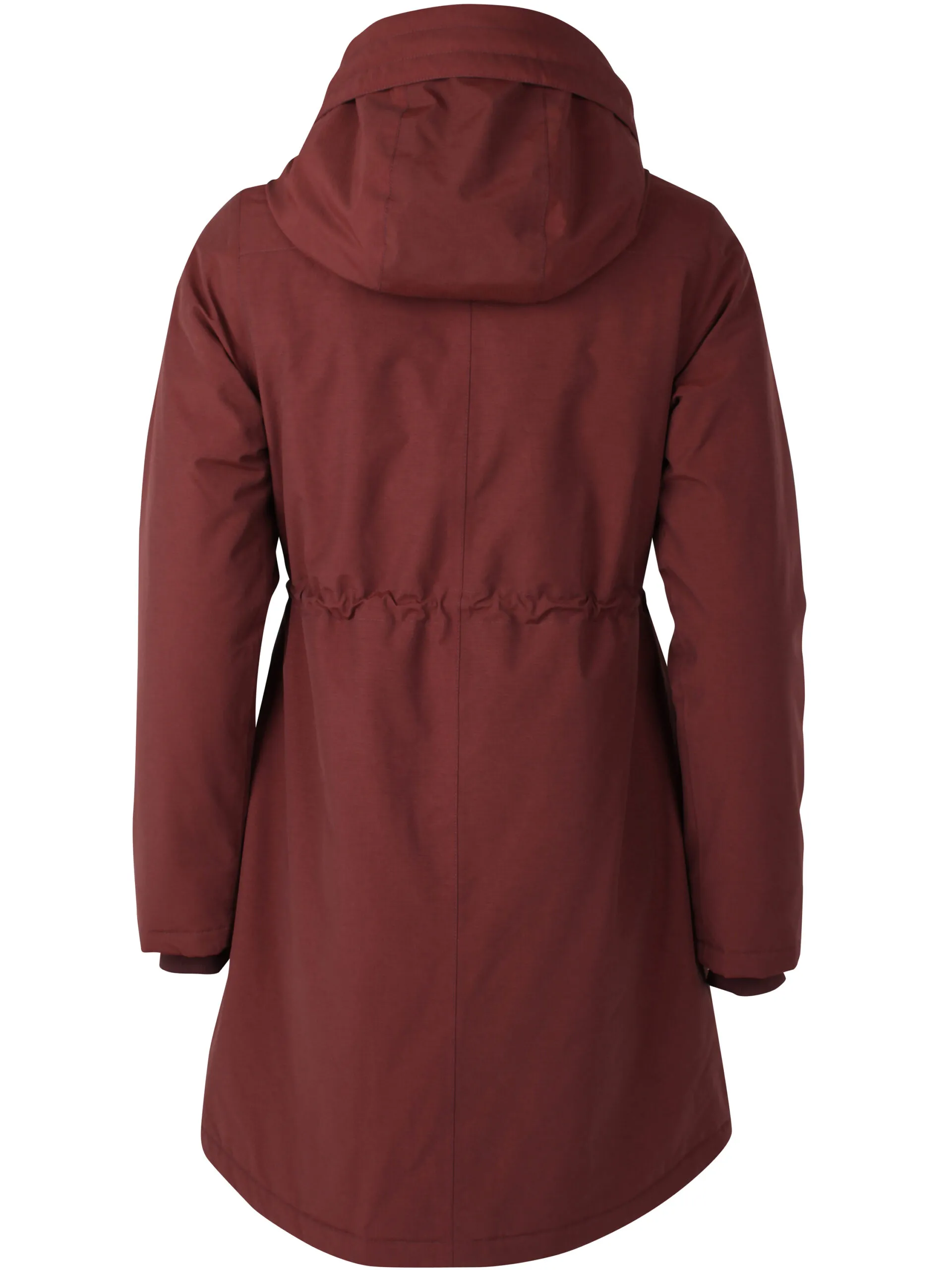 Danenora Winter Parka - bordeaux rood - Afbeelding 2