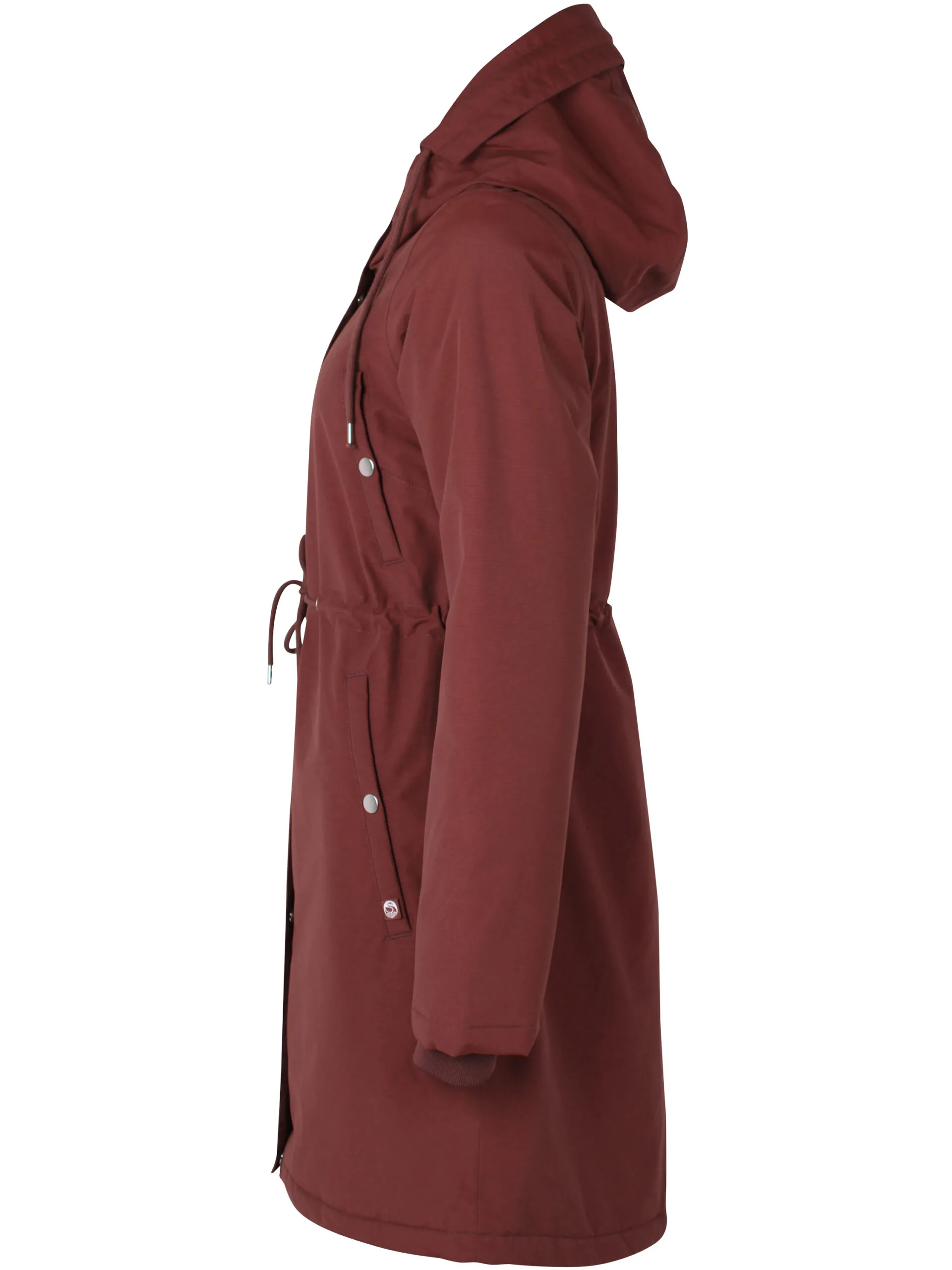 Danenora Winter Parka - bordeaux rood - Afbeelding 3