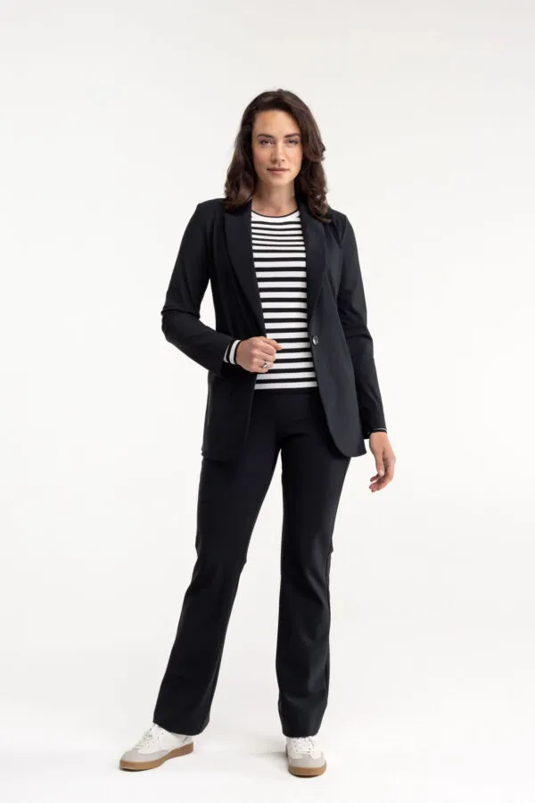 Flair bonded trousers - Zwart