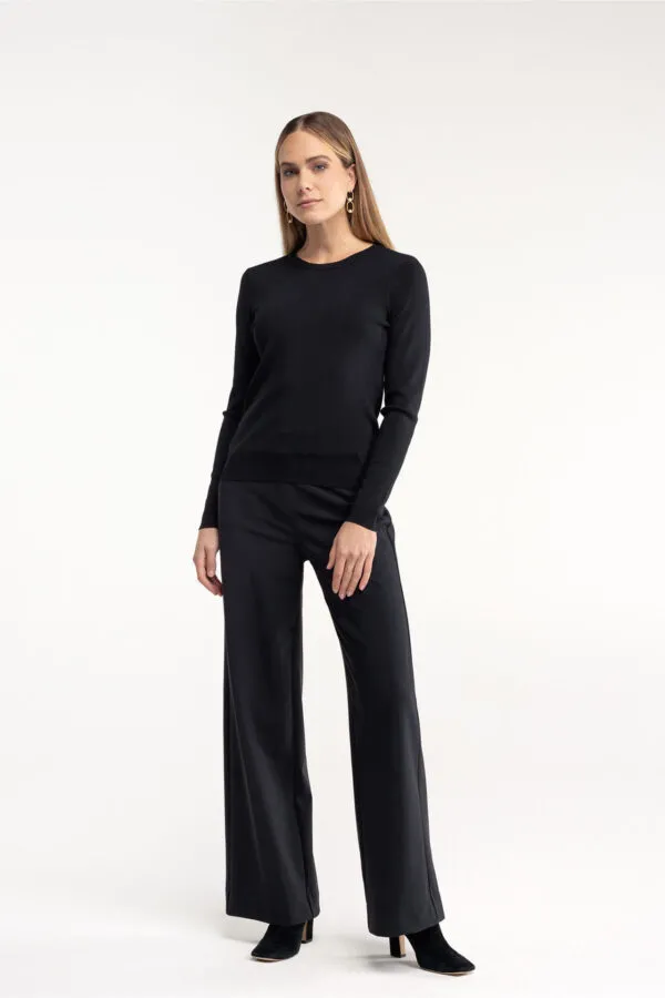 Lexie bonded trousers - Zwart