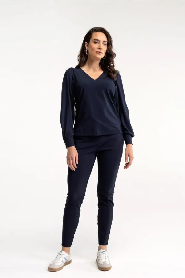 Downstairs bonded trousers - Blauw