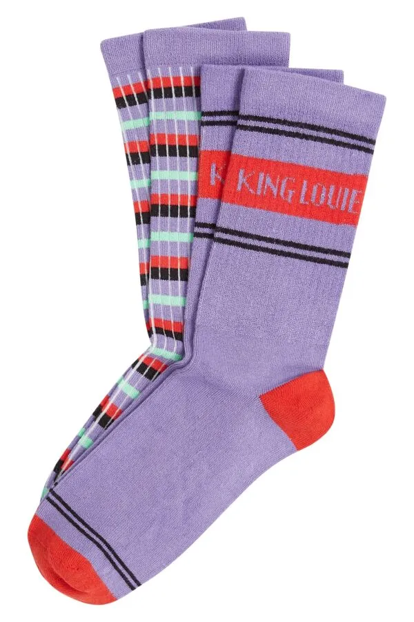 Socks Logo - Lila