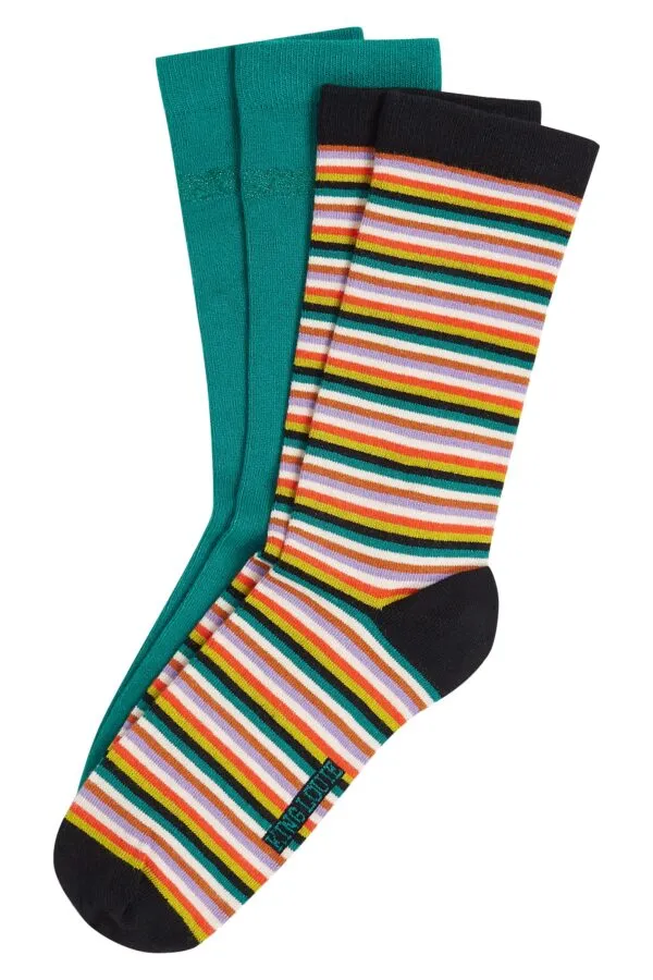 Socks Millie Stripe - Groen