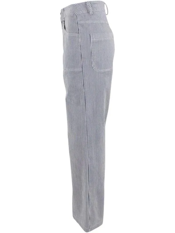 Danedaisy Stretch Canvas Pants - print streep