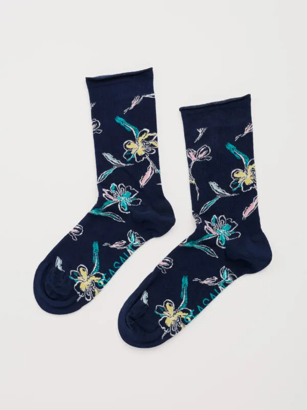 Womens Arty Socks - Blauw