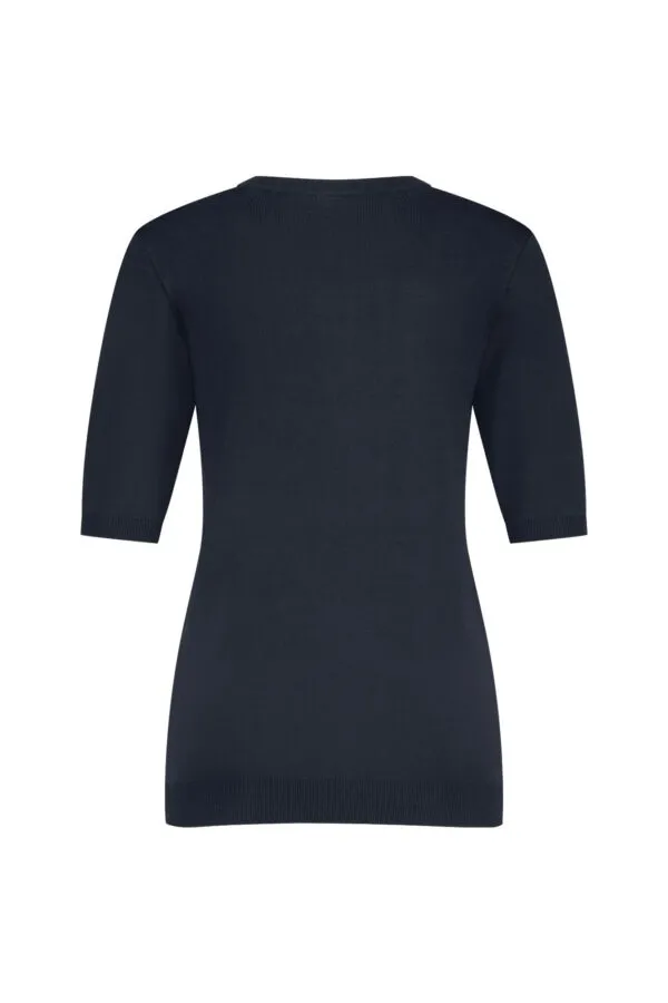 Lana ssl solid pullover - Blauw