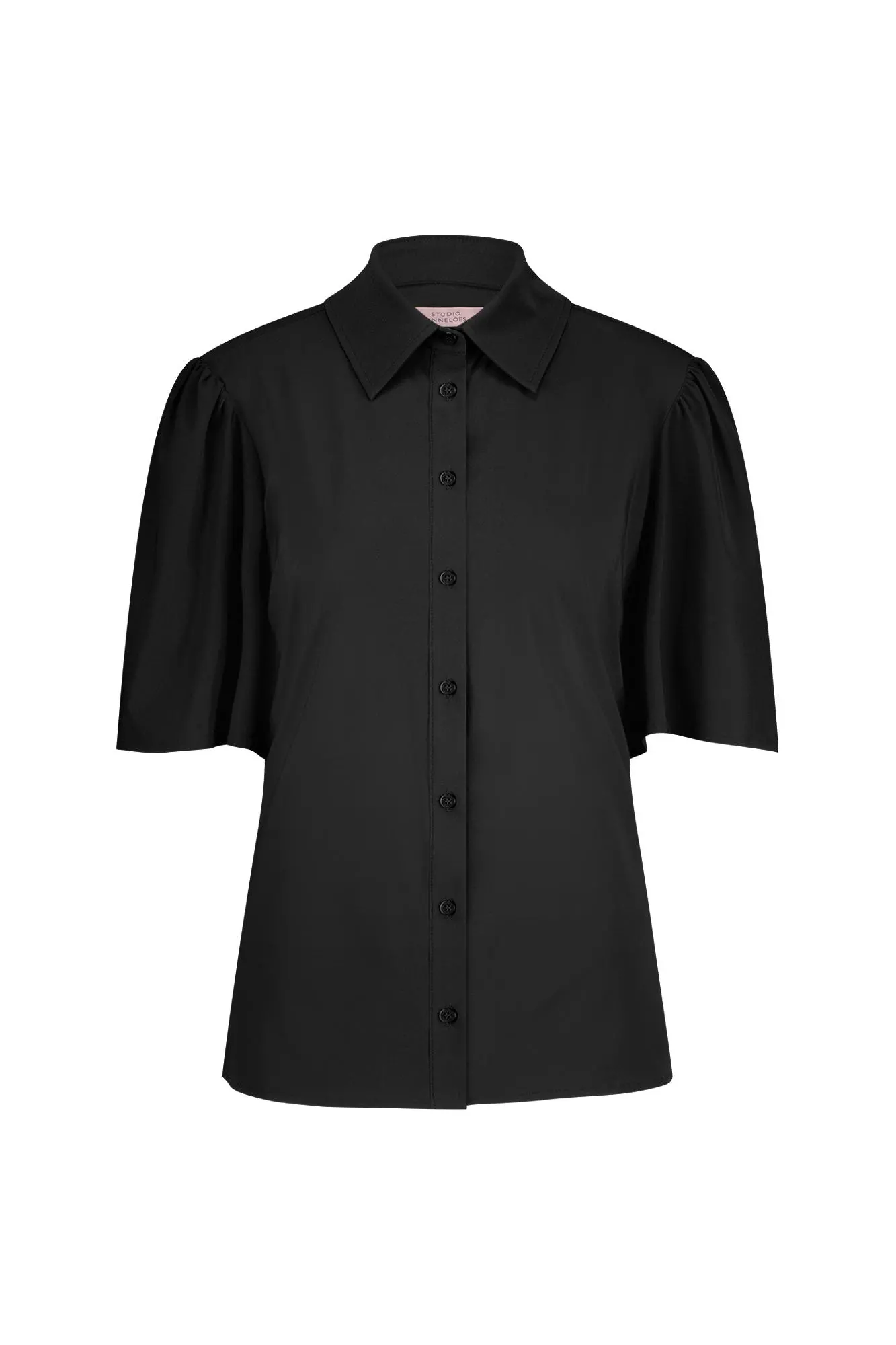 Poppy butterfly blouse - Zwart - Afbeelding 2