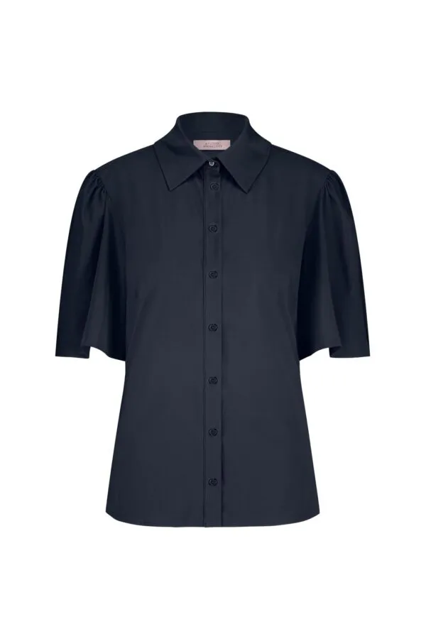 Poppy butterfly blouse - Blauw