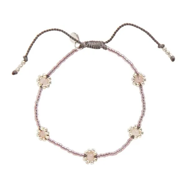 Botanic Rose Quartz Bracelet SC - Rose Quartz