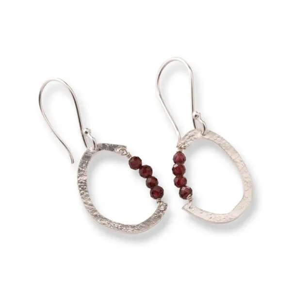 Optimism Garnet Earrings SP - Garnet