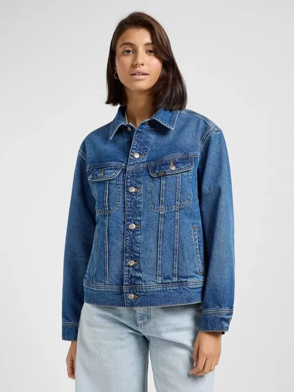 Loose Rider Jacket - donker denim