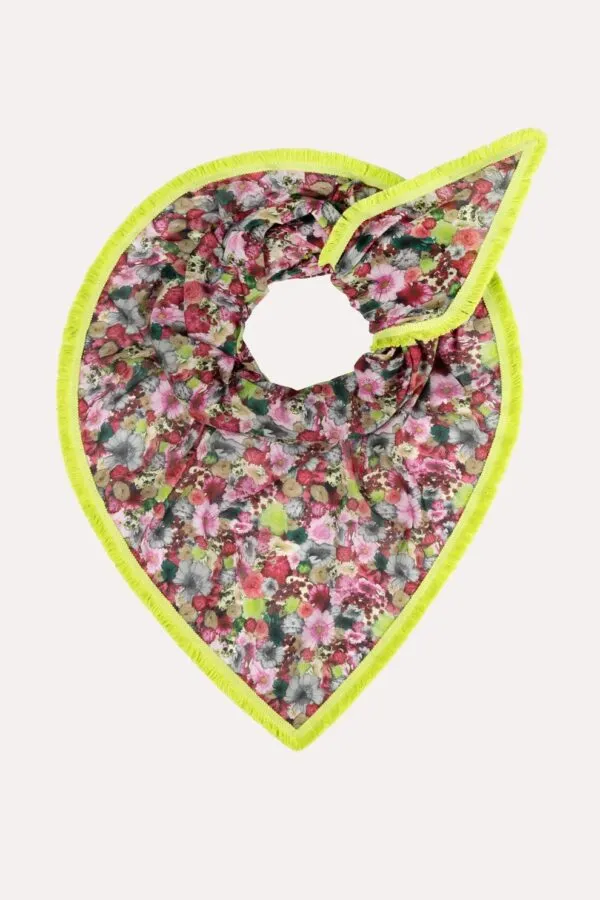 SHAWL - Love Bouquet - Off white