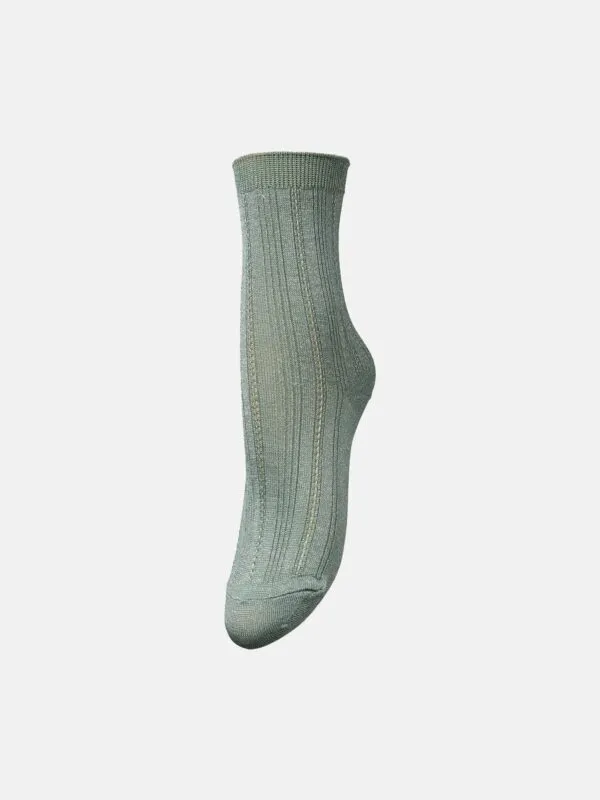 Glitter Drake Sock - Groen