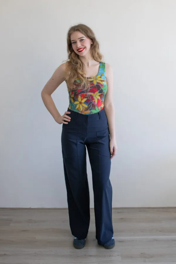 Triangle Trousers - Donkerblauw