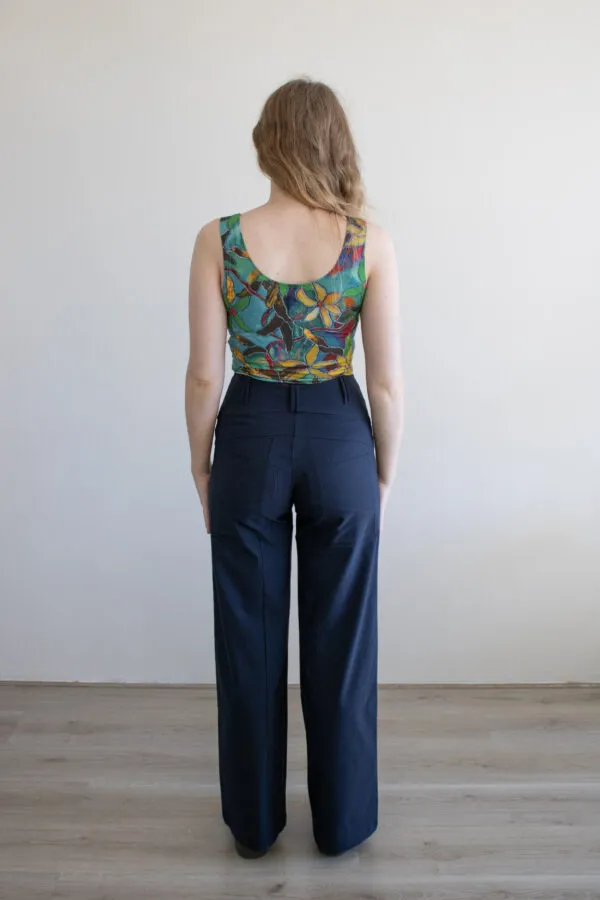 Triangle Trousers - Donkerblauw