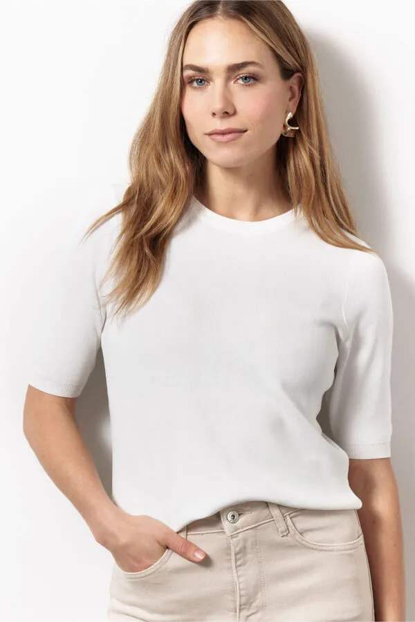 Lana ssl solid pullover - Off white