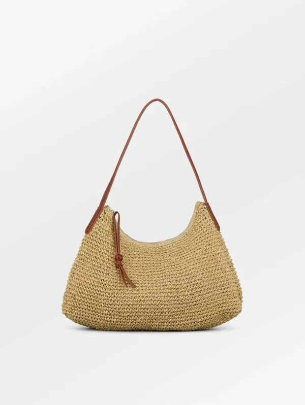 Paper Straw Ariya Bag - Beige