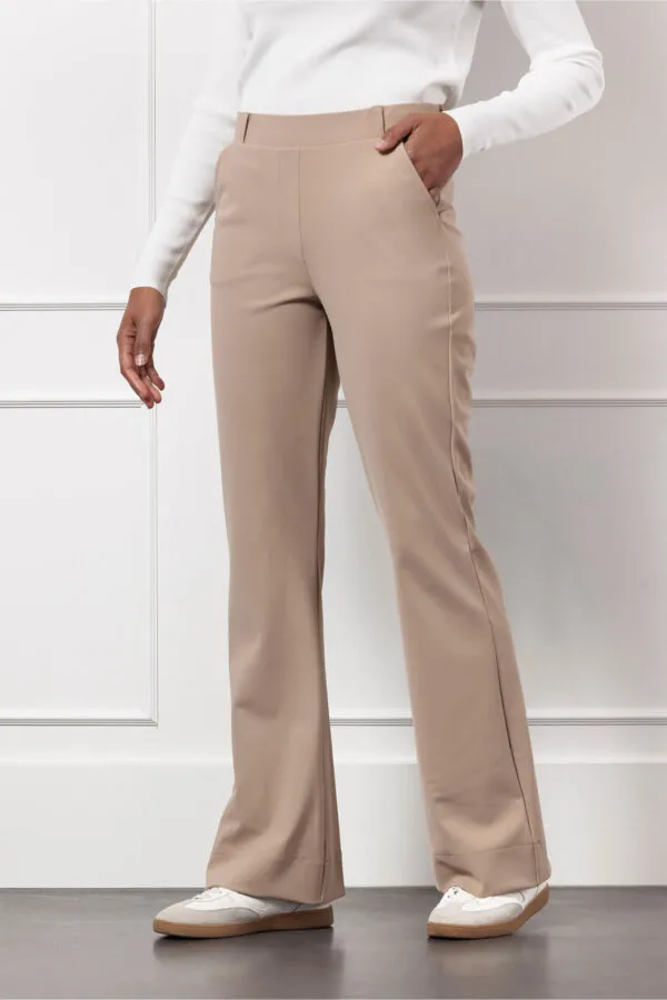 Flair bonded trousers - Latte