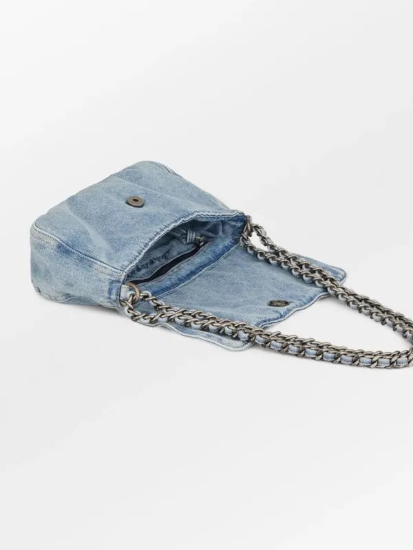 Washed Denima Hollis Bag - Denim