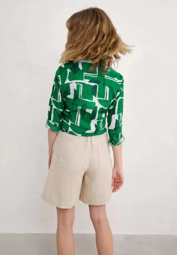Larissa Shirt - Donkergroen