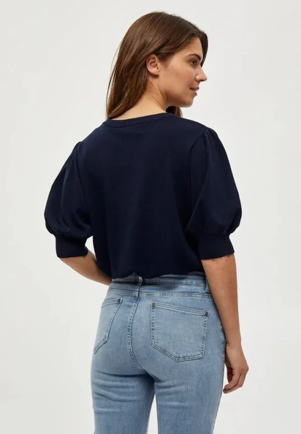 MSLiva Knit Tee - Donkerblauw