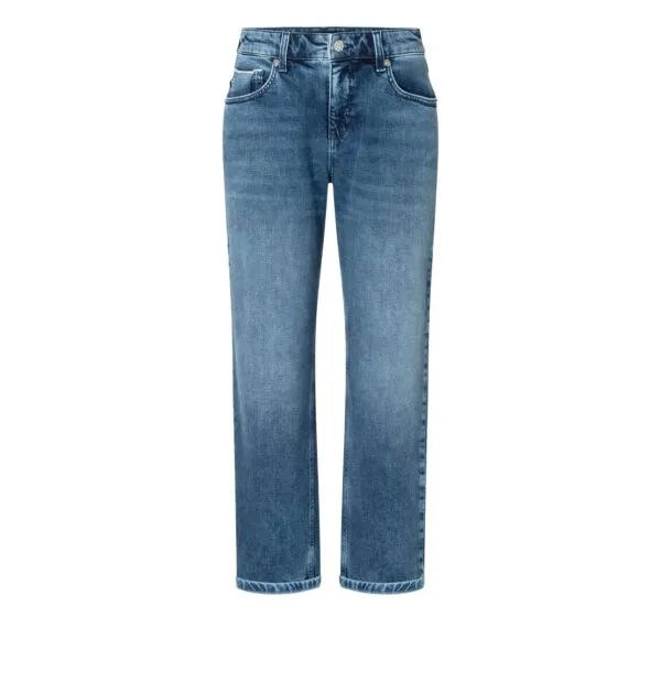 Straight - mid blue random