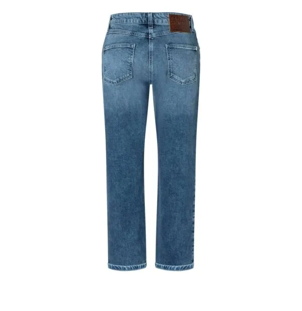 Straight - mid blue random
