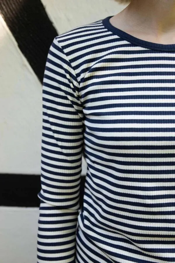 Danehero Ribbing Tee - Navy